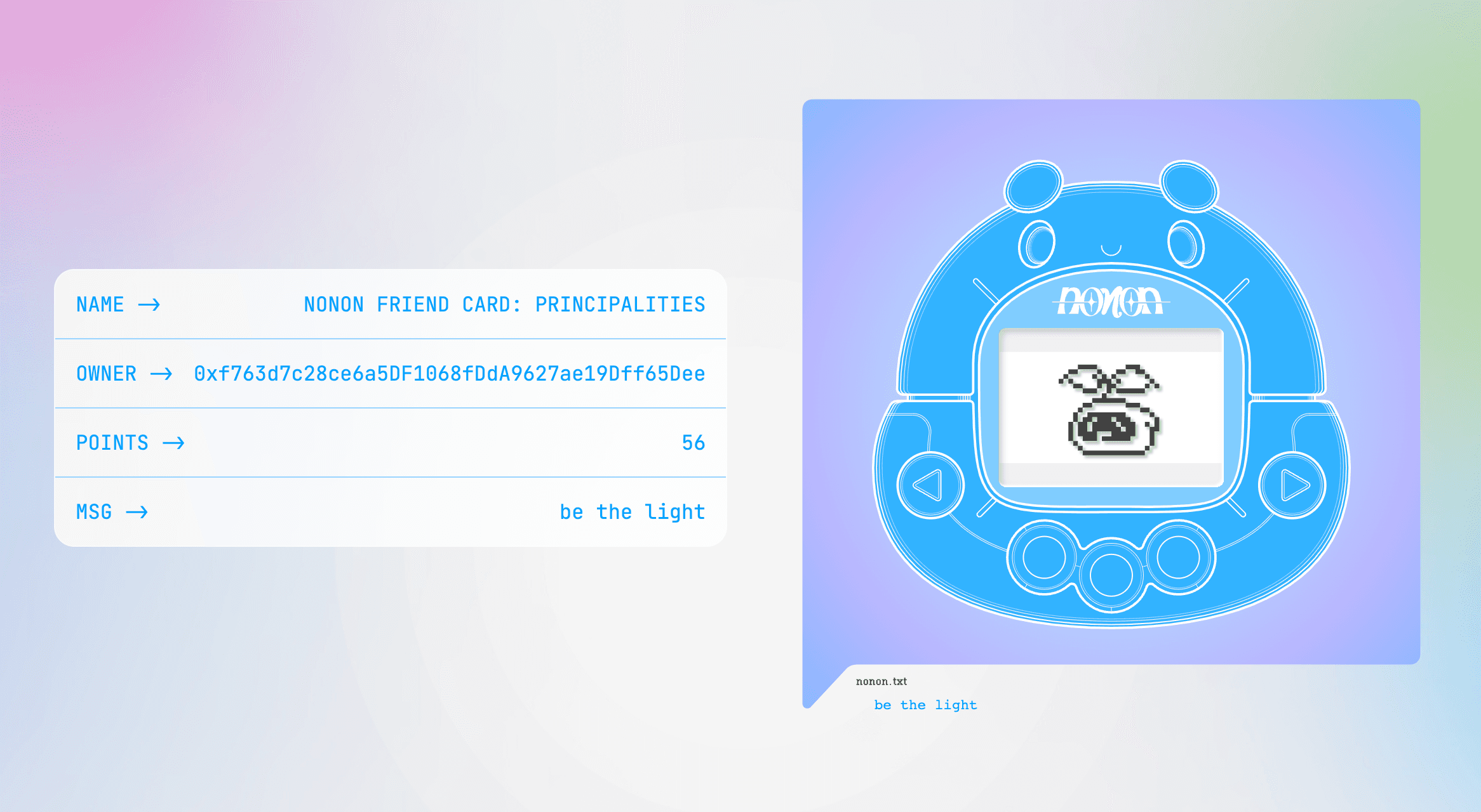 Nonon.txt message specimen