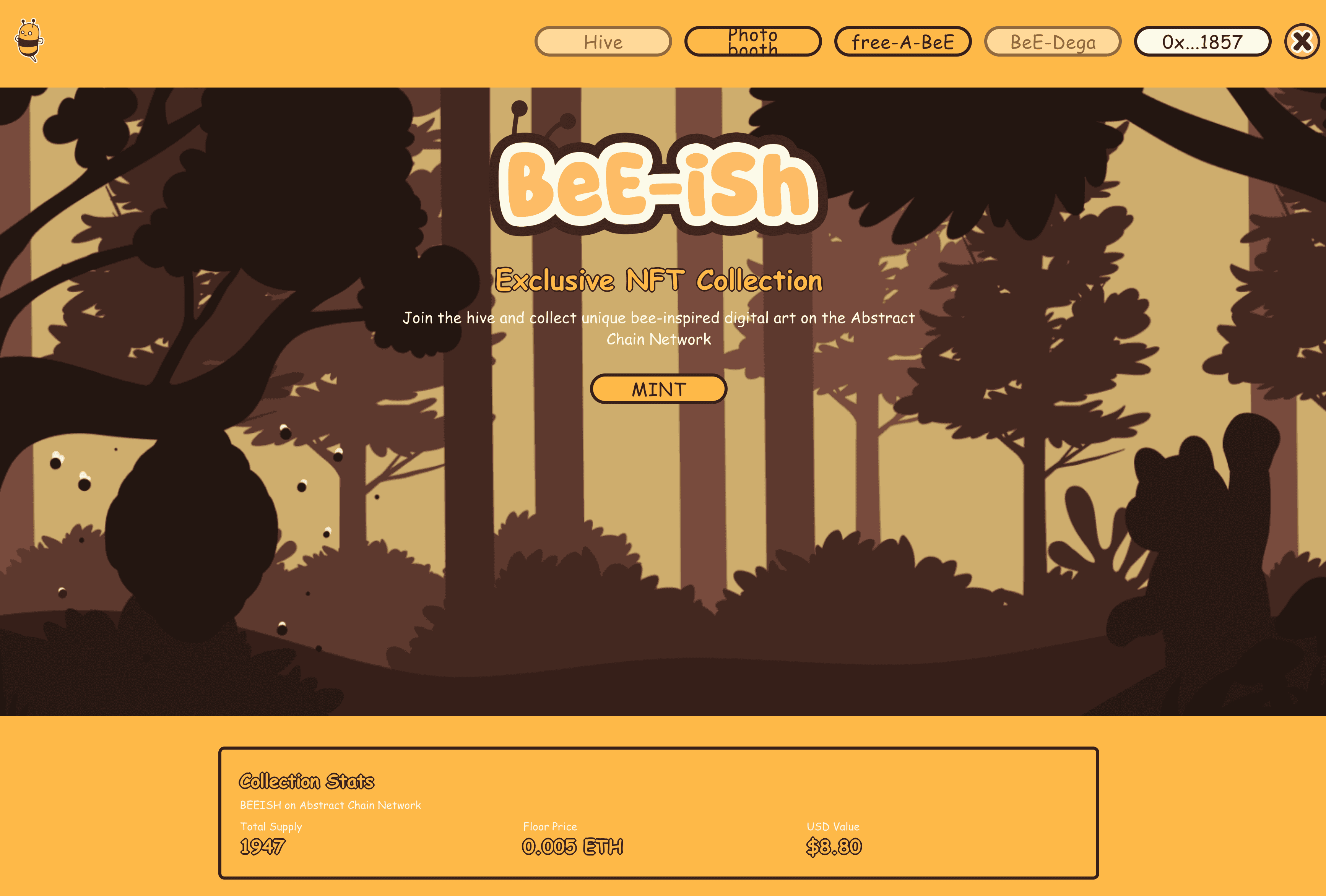 Bee-ish Homepage