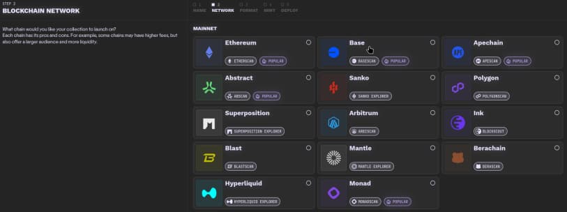 Choose chain
